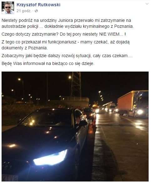 Rutkowski zatrzymanie