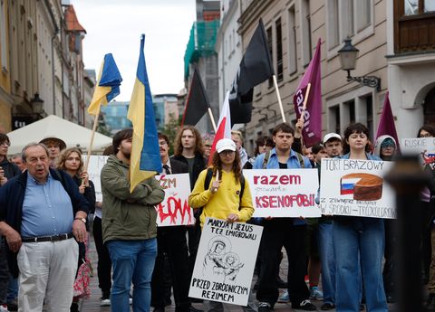 SOLIDARNI Z UKRAINĄ. PRECIW FASZYZMOWI I KSENOFOBII.